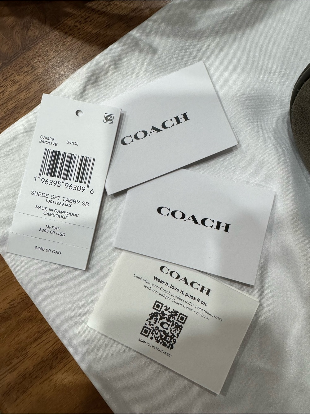 Coach Olive Suede soft Tabby - Picture 8 of 12